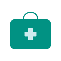 Icon of an emergency kit