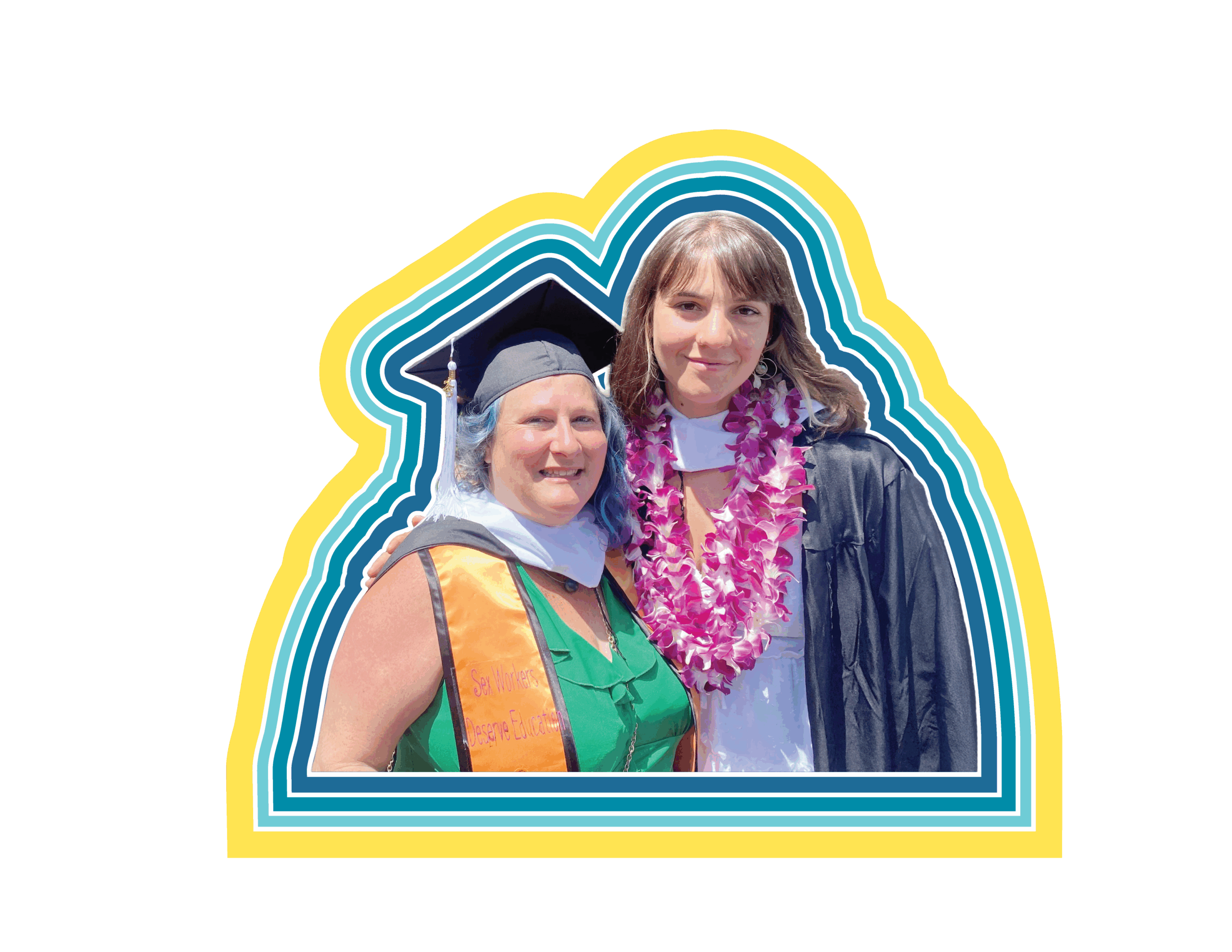 Two interns graduate from the WTH counseling program