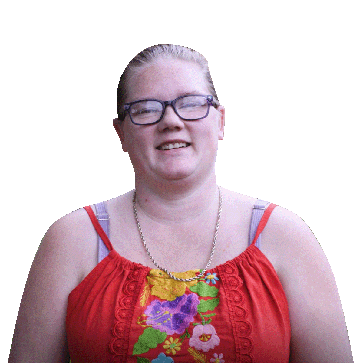 A client who receives wrap-around services at William Temple House